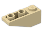 LEGO® Brick: Slope Brick 33 3 x 1 Inverted 4287 | Color: Brick Yellow