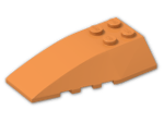 LEGO® Brick: Wedge 6 x 4 Triple Curved 43712 | Color: Bright Orange