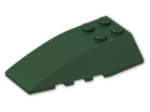 LEGO® Brick: Wedge 6 x 4 Triple Curved 43712 | Color: Earth Green