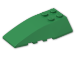 LEGO® Brick: Wedge 6 x 4 Triple Curved 43712 | Color: Dark Green