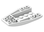 LEGO® Brick: Wedge 6 x 4 Triple Curved Inverted 43713 | Color: White