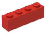 LEGO® Stein: Wedge 4 x 2 Sloped Right 43720 | Farbe: Bright Red