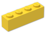 LEGO® Brick: Wedge 4 x 2 Sloped Right 43720 | Color: Bright Yellow