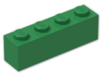 LEGO® Brick: Wedge 4 x 2 Sloped Right 43720 | Color: Dark Green