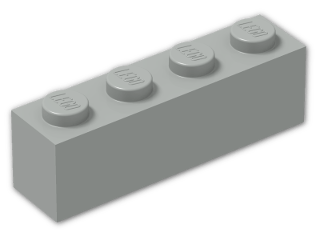 LEGO® Brick: Wedge 4 x 2 Sloped Right 43720 | Color: Grey