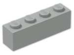 LEGO® Stein: Wedge 4 x 2 Sloped Right 43720 | Farbe: Grey