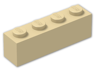 LEGO® Stein: Wedge 4 x 2 Sloped Right 43720 | Farbe: Brick Yellow