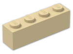 LEGO® Brick: Wedge 4 x 2 Sloped Right 43720 | Color: Brick Yellow
