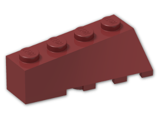LEGO® Stein: Wedge 4 x 2 Sloped Left 43721 | Farbe: New Dark Red