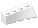 LEGO® Brick: Wedge 4 x 2 Sloped Left 43721 | Color: White