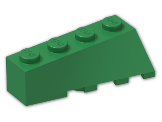 LEGO® Brick: Wedge 4 x 2 Sloped Left 43721 | Color: Dark Green