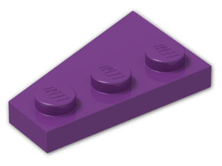 LEGO® Brick: Wing 2 x 3 Right 43722 | Color: Bright Violet