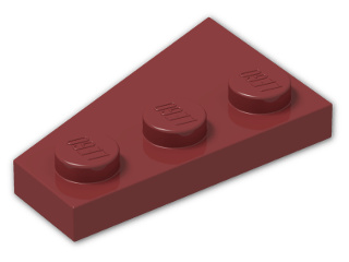 LEGO® Stein: Wing 2 x 3 Right 43722 | Farbe: New Dark Red