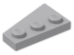LEGO® Brick: Wing 2 x 3 Right 43722 | Color: Medium Stone Grey