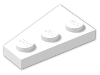 LEGO® Stein: Wing 2 x 3 Right 43722 | Farbe: White