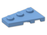 LEGO® Stein: Wing 2 x 3 Left 43723 | Farbe: Medium Blue