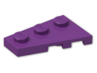 LEGO® Stein: Wing 2 x 3 Left 43723 | Farbe: Bright Violet