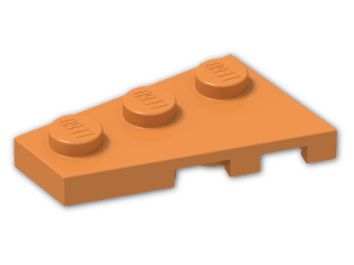 LEGO® Brick: Wing 2 x 3 Left 43723 | Color: Bright Orange