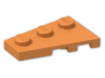 LEGO® Stein: Wing 2 x 3 Left 43723 | Farbe: Bright Orange