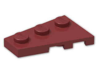 LEGO® Brick: Wing 2 x 3 Left 43723 | Color: New Dark Red