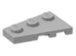 LEGO® Stein: Wing 2 x 3 Left 43723 | Farbe: Medium Stone Grey