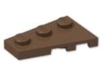 LEGO® Brick: Wing 2 x 3 Left 43723 | Color: Brown