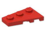 LEGO® Brick: Wing 2 x 3 Left 43723 | Color: Bright Red