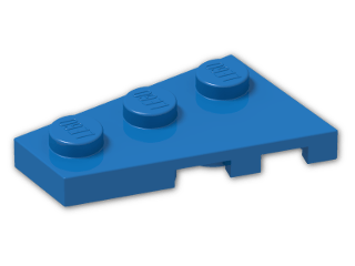 LEGO® Brick: Wing 2 x 3 Left 43723 | Color: Bright Blue