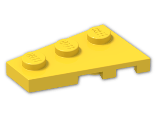 LEGO® Stein: Wing 2 x 3 Left 43723 | Farbe: Bright Yellow