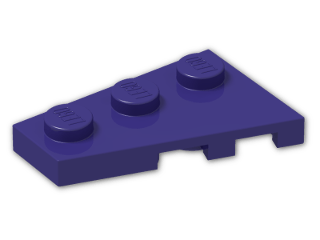 LEGO® Stein: Wing 2 x 3 Left 43723 | Farbe: Medium Lilac
