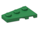 LEGO® Brick: Wing 2 x 3 Left 43723 | Color: Dark Green