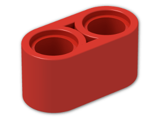 LEGO® Brick: Technic Beam 2 43857 | Color: Bright Red