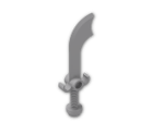 LEGO® Brick: Minifig Sword Scimitar 43887 | Color: Medium Stone Grey