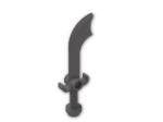 LEGO® Brick: Minifig Sword Scimitar 43887 | Color: Dark Stone Grey