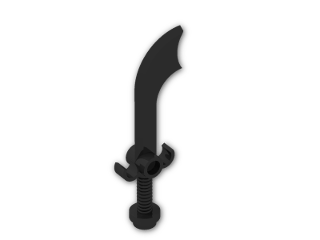 LEGO® Stein: Minifig Sword Scimitar 43887 | Farbe: Black