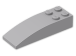 LEGO® Stein: Slope Brick Curved 6 x 2 44126 | Farbe: Medium Stone Grey