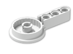 LEGO® Brick: Technic Beam 3 with Rotation Joint 3 Pin 44225 | Color: White