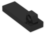 LEGO® Stein: Hinge Tile 1 x 3 Locking with Single Finger on Top 44300 | Farbe: Black