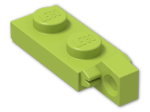 LEGO® Stein: Hinge Plate 1 x 2 Locking with Single Finger on End Vertical 44301 | Farbe: Bright Yellowish Green