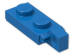 LEGO® Brick: Hinge Plate 1 x 2 Locking with Single Finger on End Vertical 44301 | Color: Bright Blue