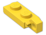 LEGO® Brick: Hinge Plate 1 x 2 Locking with Single Finger on End Vertical 44301 | Color: Bright Yellow