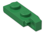 LEGO® Brick: Hinge Plate 1 x 2 Locking with Single Finger on End Vertical 44301 | Color: Dark Green