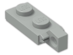 LEGO® Brick: Hinge Plate 1 x 2 Locking with Single Finger on End Vertical 44301 | Color: Grey