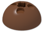 LEGO® Stein: Hemisphere 3 x 3 Ball Turret 44359 | Farbe: Reddish Brown