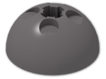 LEGO® Brick: Hemisphere 3 x 3 Ball Turret 44359 | Color: Dark Stone Grey