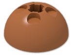 LEGO® Stein: Hemisphere 3 x 3 Ball Turret 44359 | Farbe: Dark Orange
