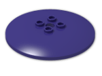 LEGO® Stein: Dish 6 x 6 Inverted with Hollow Studs 44375a | Farbe: Medium Lilac