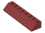 LEGO® Brick: Slope Brick 45 2 x 8 4445 | Color: New Dark Red