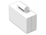 LEGO® Stein: Minifig Suitcase 4449 | Farbe: White