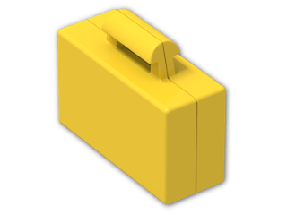 LEGO® Brick: Minifig Suitcase 4449 | Color: Bright Yellow